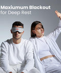 Manta Sleep Manta Original Sleep Mask - Maximum Blackout Sleep Mask For Deep Sleep Adjustable With Detachable Eye Cups Zero Eye Pressure For Back & Belly Sleepers Ideal For Travel Shift Work & Daytime Sleep