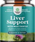 Liver Cleanse Detox & Repair Formula - Herbal Liver Support Supplement With Milk Thistle Turmeric Dandelion Root & Artichoke Extract For Liver Health - Silymarin Milk Thistle Liver Detox Capsules 90Ct