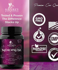 Menopause Supplements for Women, Menopause Relief for Natural Balance, Night Sweats & Hot Flashes, Black Cohosh for Menopause with Dong Quai & Soy Isoflavones - 60 Capsules