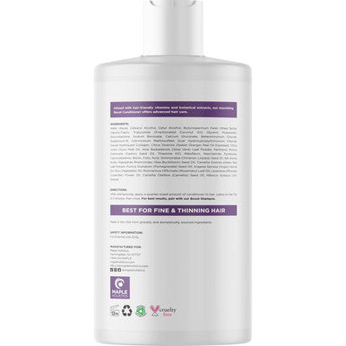 Boost Biotin Conditioner For Hair Growth - Sulfate Biotin And Collagen Conditioner For Women And Men With Moisturizing And Volumizing Castor And Rosemary Oil For Fine Weak & Dull Hair (16 Fl Oz)