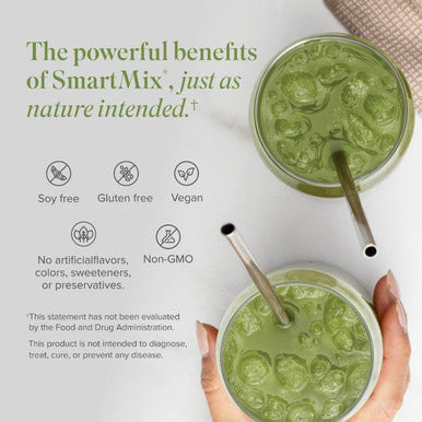 Isagenix SmartMix - A Moringa-Based Prebiotic Powder - Convenient Individual Serving Packets - 32 Servings - Light Tropical Flavor