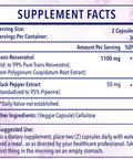 Herodianow Ultra High Purity Resveratrol, 1100Mg Trans-Resveratrol Supplement, Aging, Immune System, 60 Capsule(Pack Of 1)