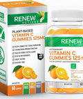 Renew Actives Vitamin C Gummies - Promotes Bone, Cartilage, Teeth, And Gum Health - Enhances Connective Tissue Formation - Source Of Antioxidants - 60 Gummies
