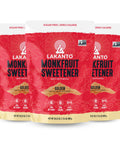 Lakanto Golden Monk Fruit Sweetener with Erythritol, Raw Cane, 5 lb | Raw Cane Sugar Substitute for Coffee, Tea, Baking, Smoothie, Sauce, Marinade, Zero Calorie, Keto, Zero Net Carbs