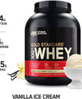 Optimum Nutrition Gold Standard Whey Vanilla Ice Cream - 5 Lbs