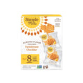 Simple Mills Almond Flour Crackers Snack Packs, Farmhouse Cheddar, Gluten Free, Flax Seed, Sunflower Seeds, Corn Free, Good for Snacks, 6.5 oz, Pack of 2 (8 Bags per Box)