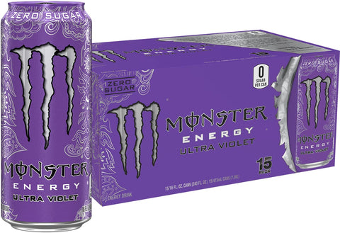 Monster Energy Ultra Sunrise, Sugar Free Energy Drink, 16 Fl Oz | Pack of 15