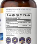 Carlyle Calcium 1200mg with Vitamin D3 | 300 Caplets | Non-GMO Gluten and Vegetarian