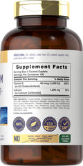Carlyle Calcium 1200Mg With Vitamin D3 | 300 Caplets | Non-Gmo, Gluten Free, And Vegetarian