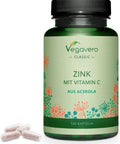 Zinc Bisglycinate VegaveroÃƒâ€šÃ‚Â® | with Natural Vitamin C | 180 Vegan Capsules (6 Months Supply) | 15mg = 150% NRV per Capsule | NO Additives
