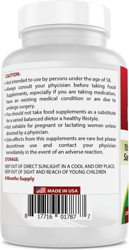 Best Naturals Elderberry Sambucus Nigra 5000mg Equivalent 120 Veg Capsules