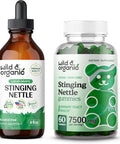 Wild & Organic Stinging Nettle Root Tincture 4 Fl Oz & Stinging Nettle Root Gummies