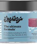 Chewsy Men'S Multivitamin Chews, Immune & Energy Support, Vitamin A, B12, C, D3, E, Folic Acid, Probiotics, Saw Palmetto, Zinc, Adult Chewable Vitamin, Individually Wrapped Chews, 30-Day Supply (1)