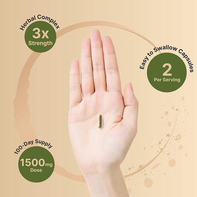St Johns Wort Supplement 1500mg Per Serving with 2250mcg Hypericin 2 in 1 Formula St Johns Wort Complex 200 Capsules Promote Emotional Balance Joyful Mood Stress Response
