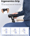 Bob And Brad Q2 Mini Massage Gun, Pocket-Sized Deep Tissue Massager Gun, Portable Percussion Muscle Massager Gun, Ultra Small & Quiet Muscle Massage Gun With Carry Case, Fsa And Hsa Eligible -Black