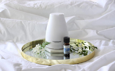 Tisserand Aromatherapy | Sleep Better | Aroma Spa Diffuser With Lavender, Jasmine & Sandalwood Diffuser Oil | 100% Pure Essential Oil Diffuser Set | 1 X 9Ml