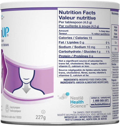 RESOURCE THICKENUP Instant Food and Drink Thickener Canister, 227 Grams (Pack of 12)