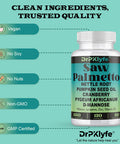 Board Certified Internist Recommended, 30 Yrs Exp. : Saw Palmetto, Nettle Root, Pumpkin Seed Oil, Cranberry, Pygeum Africanum,D-Mannose, Hibiscus,Lycopne: 1560 Mg:Bladder, Prostate & Hair Health.