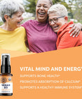 Vimergy Vegan D3 Benefits Immune Function USDA Certified Organic Vegan Gluten Free 1000IU/Servings 96 Servings