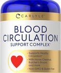 Blood Circulation Supplement | 180 Capsules | Supports Healthy Circulation | Non-Gmo, Gluten Free | By Carlyle