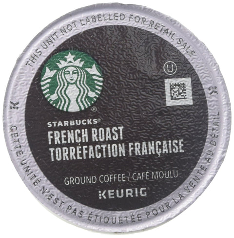 Starbucks K-Cup Coffee Pods, Dark Roast Hot or Iced Coffee, French Roast, 96 Keurig Pods