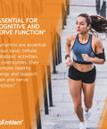 BioEmblem Vitamin BComplex All 8 Active Forms with Methyl Folate Methyl B12 B6 Biotin Plus Choline Inositol Supports Energy Metabolism Brain Heart Health B Vitamin Supplement 90 Capsules