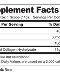 VitaDirect Premium Collagen Hydrolysate Protein Powder GrassFed 16oz 1 Pound 41 Servings 11g per Serving