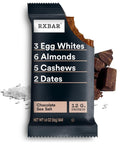RXBAR Protein Bars, Protein Snack, Snack Bars, Chocolate Sea Salt, 9.1oz (5 Count)