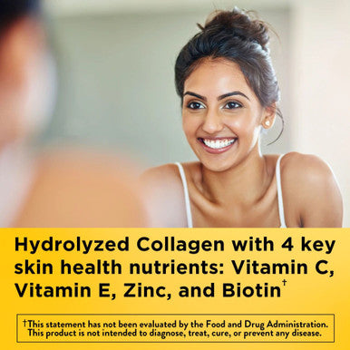 Nature Made Collagen Gummies With Vitamin C Zinc And Biotin Hydrolyzed Collagen Peptides Supplement For Healthy Skin Support 60 Gummies 60 Day Supply