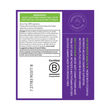 New Chapter Prenatal Multivitamin Gummies 71% Less Sugar, Prenatal Gummies for Mom & Healthy Baby with Prenatal Vitamins Methylfolate, D3, Choline & Ginger, Non-GMO, Gluten Free, Berry Citrus, 90ct