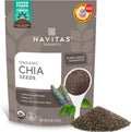 Navitas Organics Chia Seeds Ã¢â‚¬â€œ For Chia Pudding, Smoothies, Baking, Salads & More Ã¢â‚¬â€œ Omega 3, Fiber, Minerals - USDA Organic, Non GMO, Kosher, Gluten Free, Keto (8oz. Bag, 8 Servings)