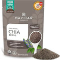 Navitas Organics Chia Seeds Ã¢â‚¬â€œ For Chia Pudding, Smoothies, Baking, Salads & More Ã¢â‚¬â€œ Omega 3, Fiber, Minerals - USDA Organic, Non GMO, Kosher, Gluten Free, Keto (8oz. Bag, 8 Servings)
