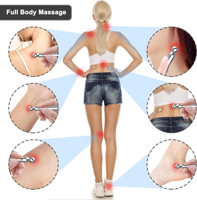 Acupuncture Pen - Stainless Steel Manual Acupuncture Pen - For Full-Body Deep Tissue Merdian Pain Relief & Facial Massage