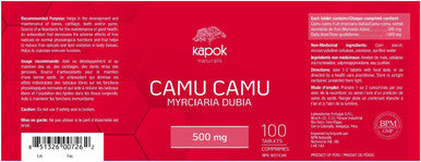 Kapok Naturals Camu Camu - Natural Vitamin C Supplement 100 Count