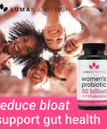 Luma Nutrition Probiotics for Women with Prebiotics - 50 Billion CFU - Formulated for Digestive, Immune & Feminine Support - 60 Capsules