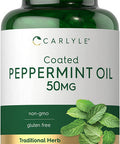 Carlyle Peppermint Oil Softgels Capsules 50mg | 150 Count Supplement | with Rosemary and Thyme