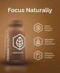 Terra Health Essentials Noofocus - Nootropics Brain Support Supplement With Adaptogenic Mushrooms, Alpha-Gpc, Gotu Kola, L-Theani