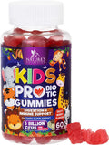 Kids Probiotic Digestive Health & Immune Support Gummies, 5 Billion CFU, Daily Children's Gluten-Free & Non-GMO Chewable Probiotics, Tasty Berry Flavor Gummy with L Acidophilus - 60 Gummies