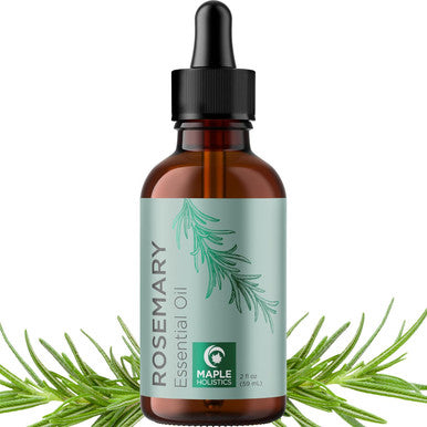 Hair Shampoo Brush With Rosemary Essential Oil - In Shower Scalp Scrubber Exfoliator Made With Recycled Wheat Straw And Soft Silicone Plus 100% Pure Rosemary Oil For Hair And Scalp Care