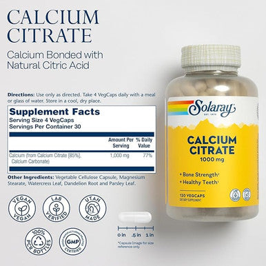 Solaray Calcium Citrate