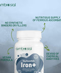 Ambrosial Ambrosial Iron+ 60 Veg Capsules (Pack of 1-60 Capsules)