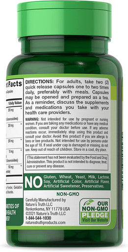 Nature's Truth, Ginseng Complex 800 mg Supplement, 60 Count