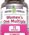 Amazing Nutrition Formulas Women's Multivitamin Supplement | 75 Tablets | Non-GMO | Gluten- | Made in USA
