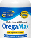 North American Herb Spice OregaMax 90 Capsules Wild Oregano Supplement Digestive Immune Support Oregano Oil Garlic Onion NonGMO 90 Total Servings