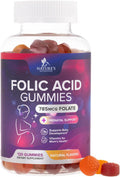 Nature'S Nutrition Folic Acid Gummies for Women 785 mcg Essential Prenatal Vitamins for Mom & Baby Vegan Folic Supplement Gummy Vitamin B9 Chewable Extra Strength Folate Before During After Pregnancy - 120 Gummies