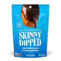 SkinnyDipped Dark Chocolate Cocoa Almonds, Healthy Snack, Plant Protein, Gluten Free, 3.5 Oz Resealable Bag, Pack of 1