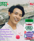 Chewy Vites Adult Gummies Magnesium Citrate 736mg Offering 82.5mg of Elemental Magnesium 60 Vitamin Gummies 2 Months Supply Real Fruit Juice Vegan Berries Flavour