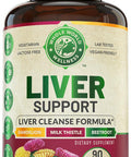 Advanced Liver Cleanse Detox & Repair Formula For Adult With Milk Thistle, Organic Liver Detox & Support Supplement For Men And Women, 90 Pills Liver Repair & Detox Support, 512Mg (45-Day Supply)