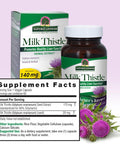 Nature'S Answer Milk Thistle Capsules 60 Count - 80% Silymarin Seed Extract