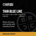 Black Rifle Coffee Company Thin Blue Line (Medium Roast) Whole Bean Coffee 12 Ounce Bag Of Coffee Beans Medium Roast Coffee Beans Created To Benefit Law Enforcement Officers And Their Families
